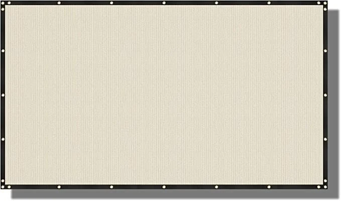 Outdoor Shade Privacy Protect Fence beige color