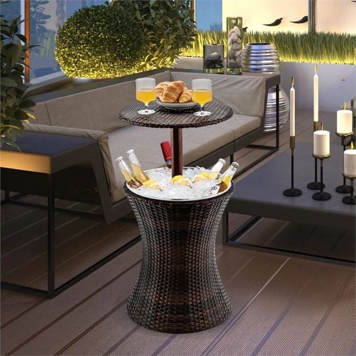 Cooler bar table 15-8
