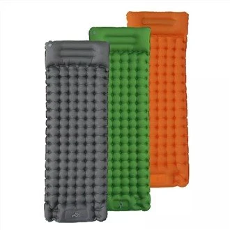 Beliebte Outdoor-Matratze Isomatte Luftpumpe Camping Isomatte mit Kissen
