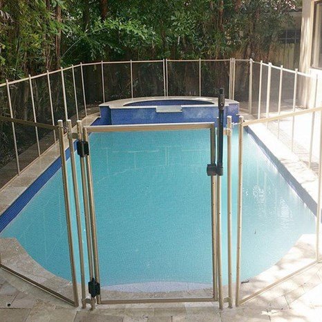 Temporäres Pool-Zauntor